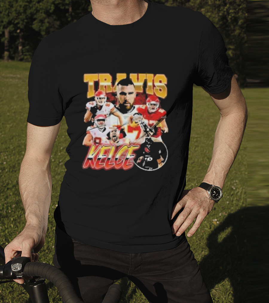 Travis Kelce Chiefs Players Collage T-Shirt