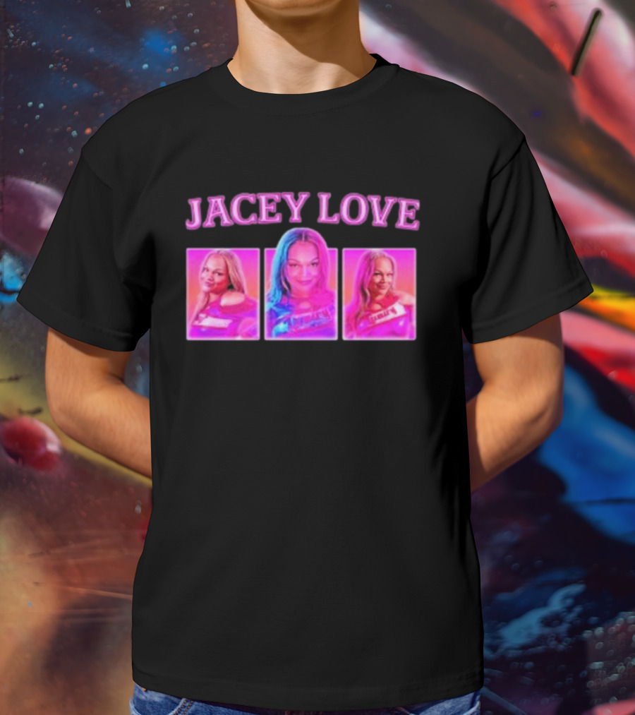 Jacey Love 90s Nostalgia Pop Art Triptych T-Shirt