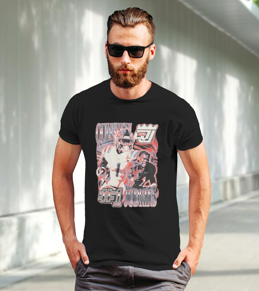 Quinshon Judkins #1 Football RJ T-Shirt