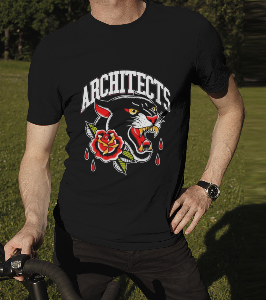 ARCHITECTS Panther Tattoo Black T-Shirt