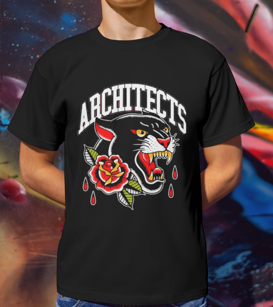 ARCHITECTS Panther Tattoo Black T-Shirt