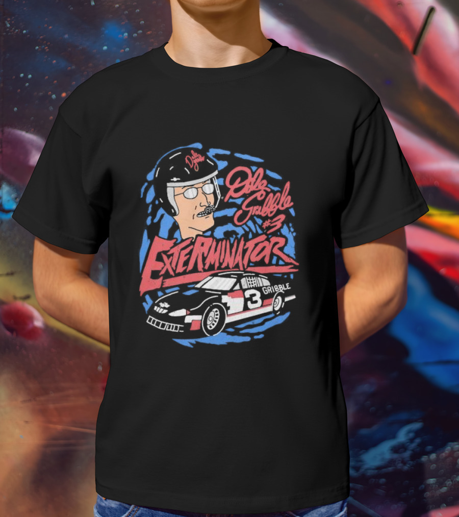Dale Gribble Exterminator #3 Race Car Gribble T-Shirt