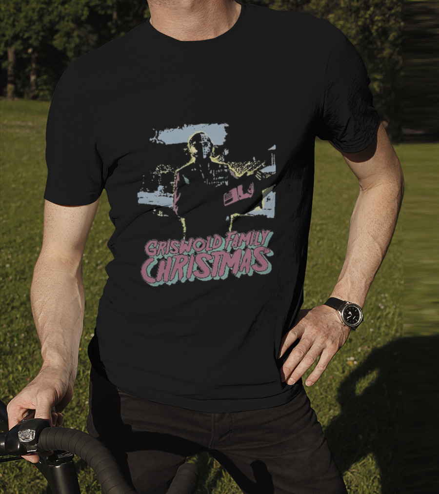 Griswold Family Christmas With Jason Voorhees Holiday Mashup T-Shirt