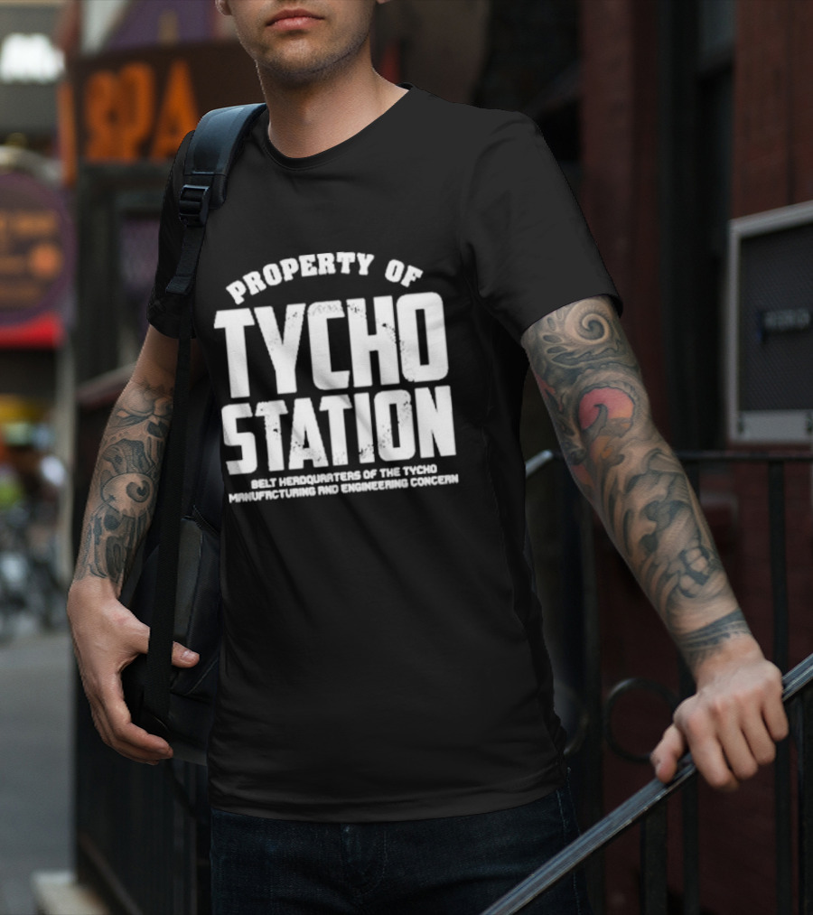 Property Of Tycho Station Belt Headquarters Tycho Manufacturing And Engineering Concern T-Shirt