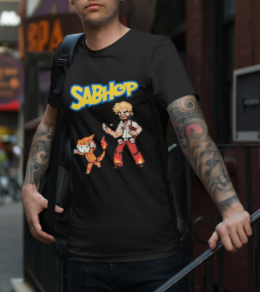 Sabino Sabhop Maestro Pokemon Charmeleon Retro Gaming T-Shirt