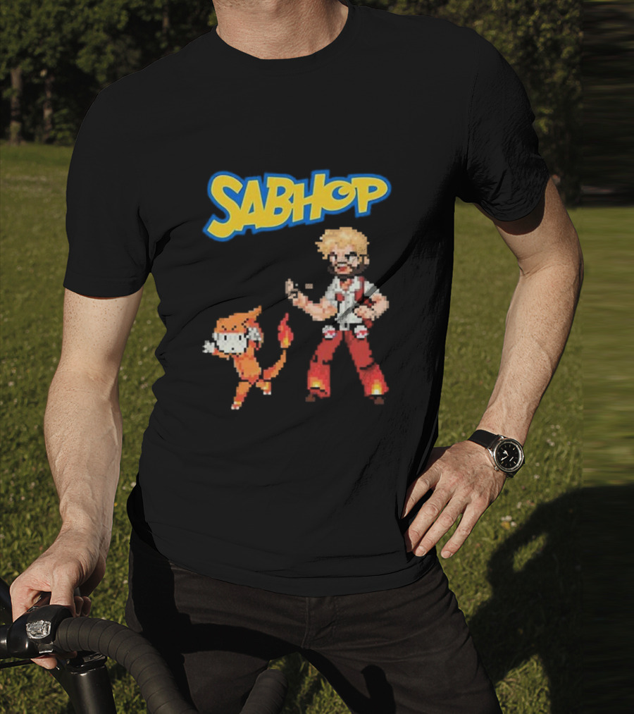 Sabino Sabhop Maestro Pokemon Charmeleon Retro Gaming T-Shirt