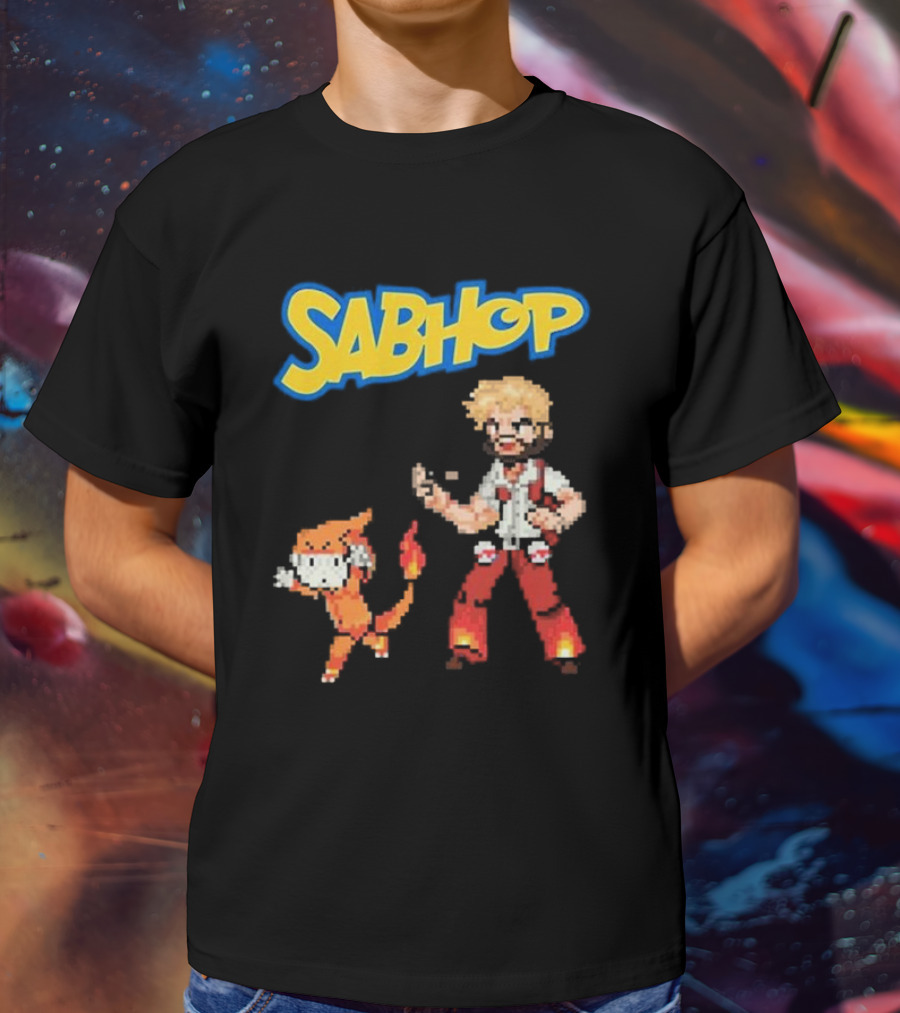 Sabino Sabhop Maestro Pokemon Charmeleon Retro Gaming T-Shirt
