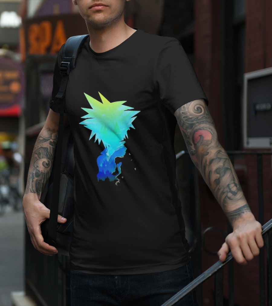 The Key Donnie Spiky Neon Profile T-Shirt