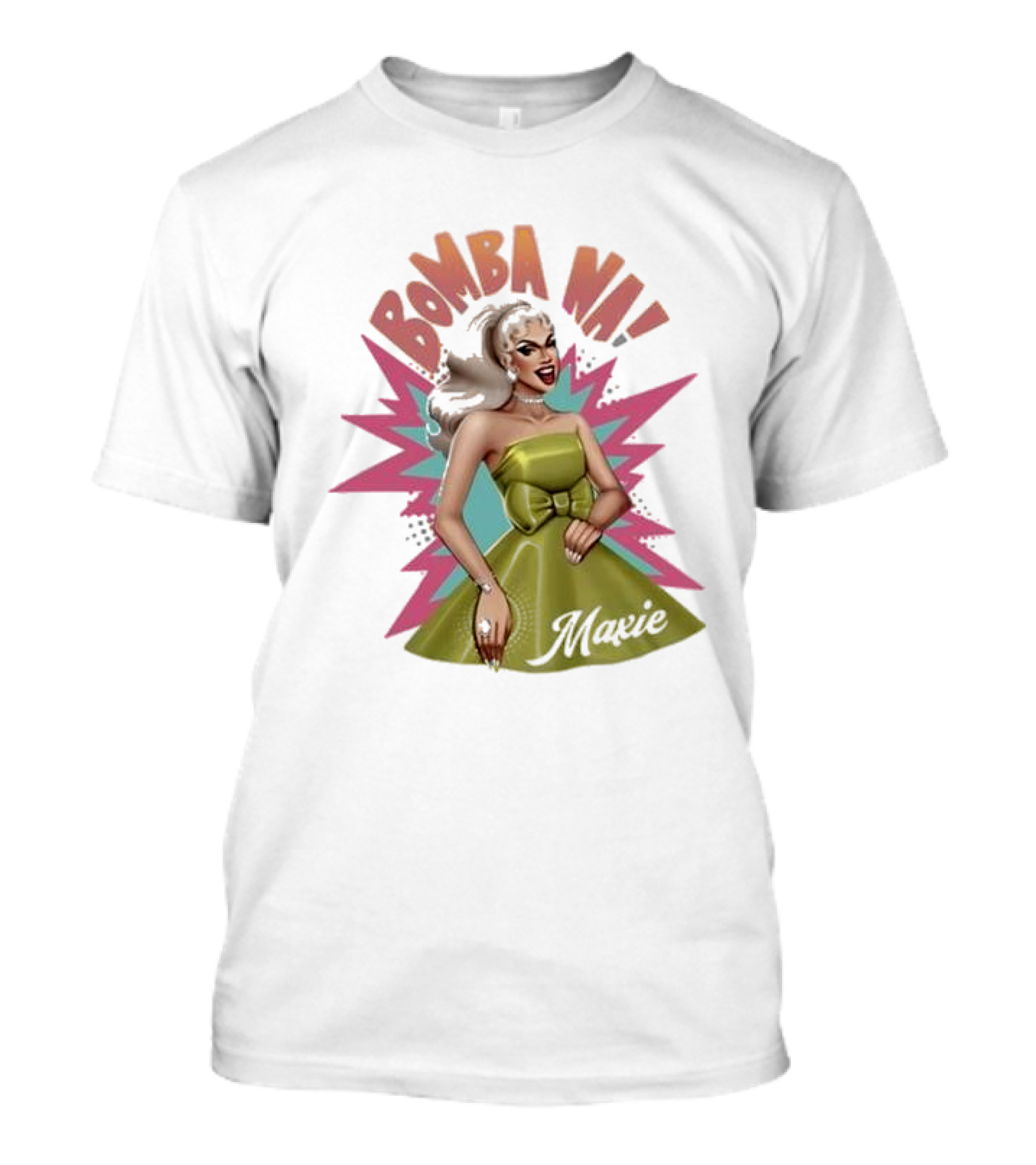 Bomba Na Maxie Vintage Style Pin-Up T-Shirt