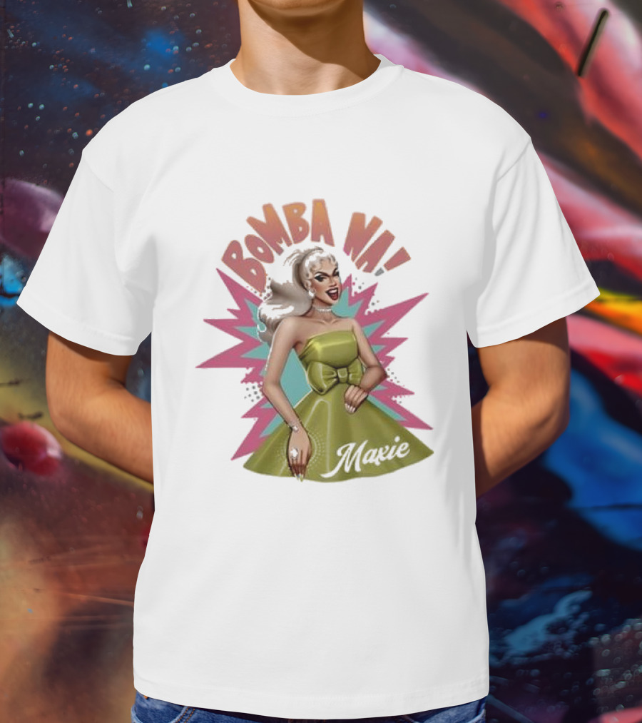 Bomba Na Maxie Vintage Style Pin-Up T-Shirt