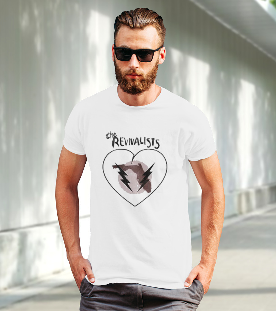 The Revivalists Heart Florida Lightning Bolt T-Shirt