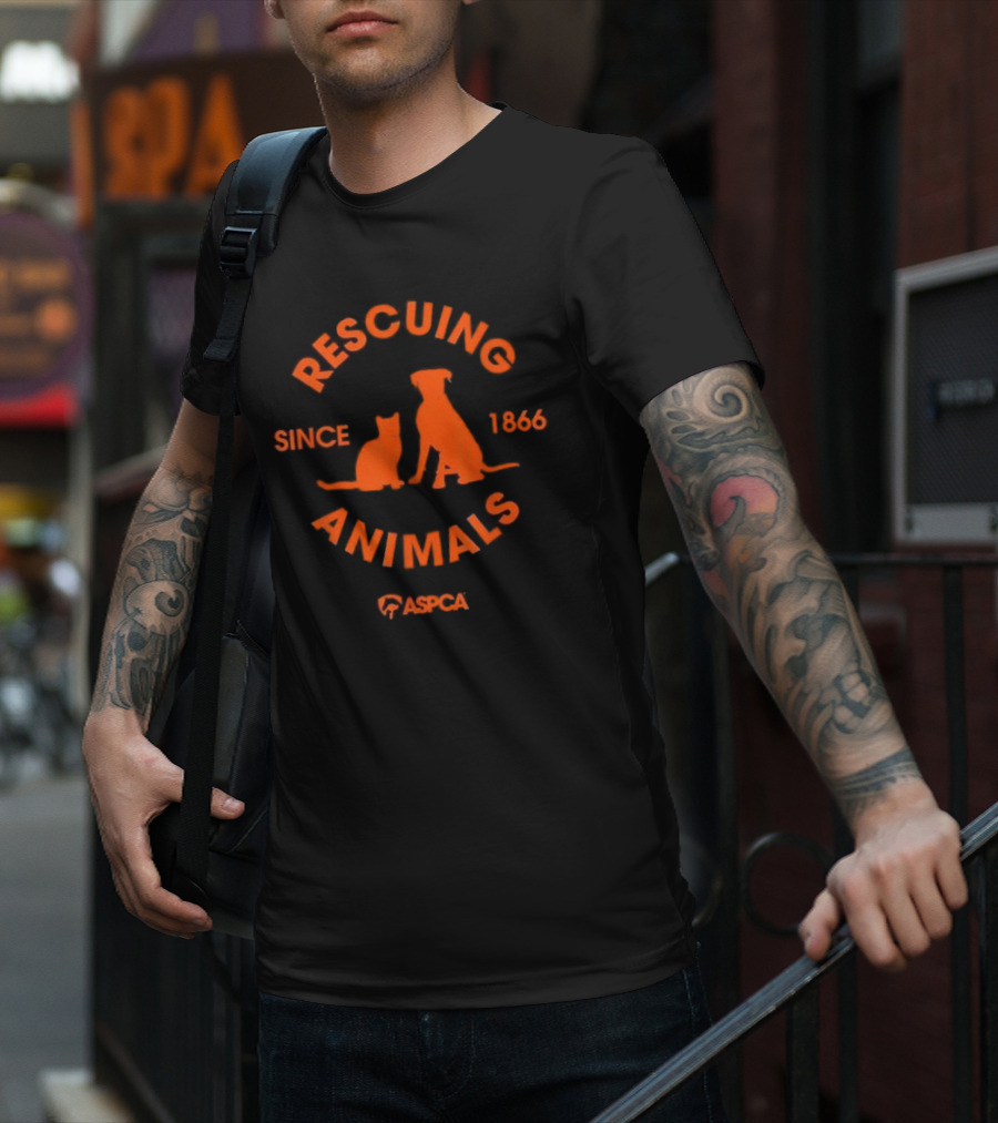 Rescuing Animals Since 1866 ASPCA Cat Dog T-Shirt