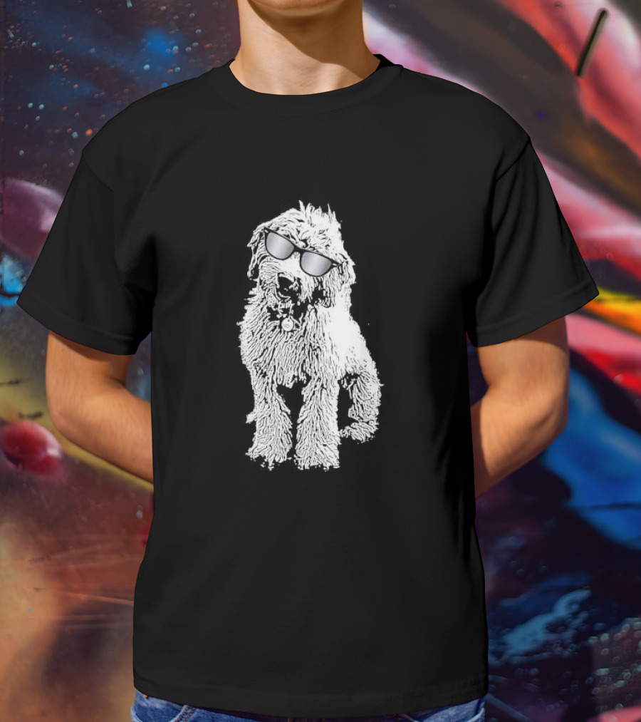 Golden Doodle With Sunglasses T-Shirt
