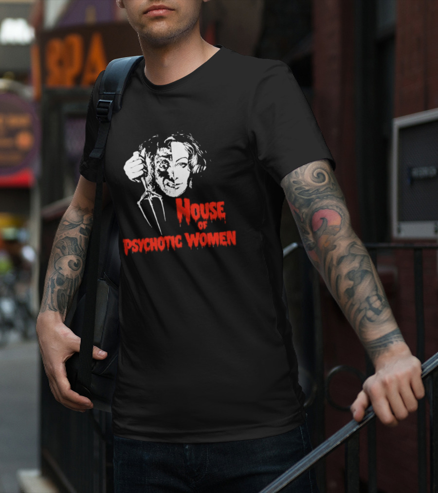 House Of Psychotic Women Vintage Horror T-Shirt
