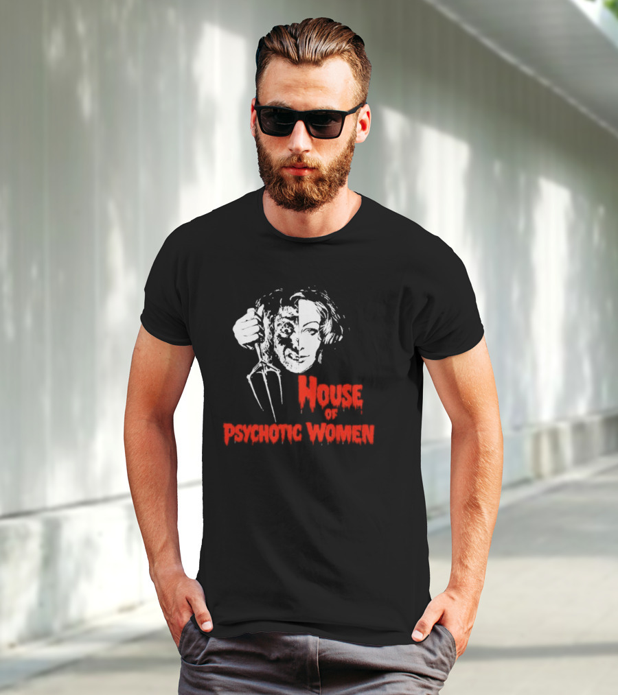 House Of Psychotic Women Vintage Horror T-Shirt