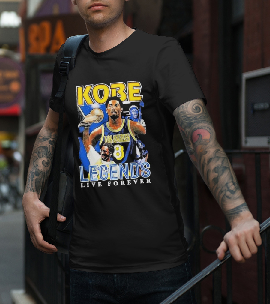 Kobe Los Angeles 8 Legends Live Forever T-Shirt