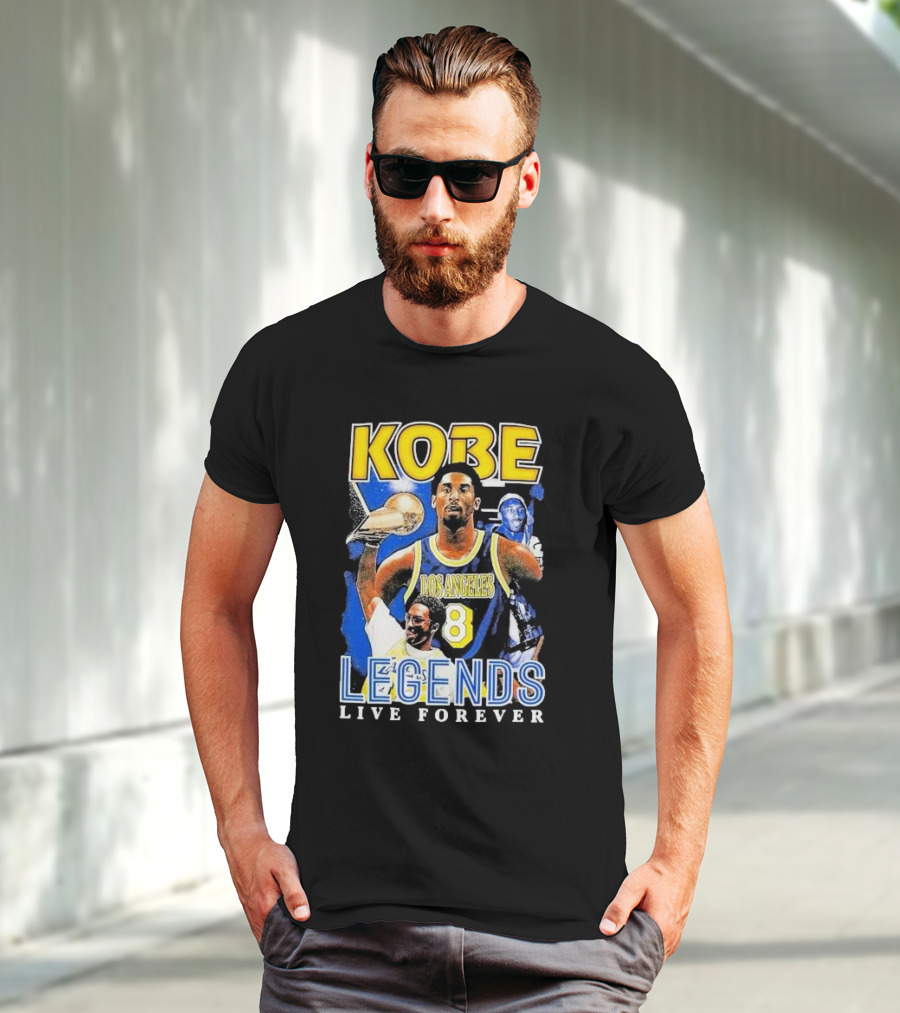 Kobe Los Angeles 8 Legends Live Forever T-Shirt