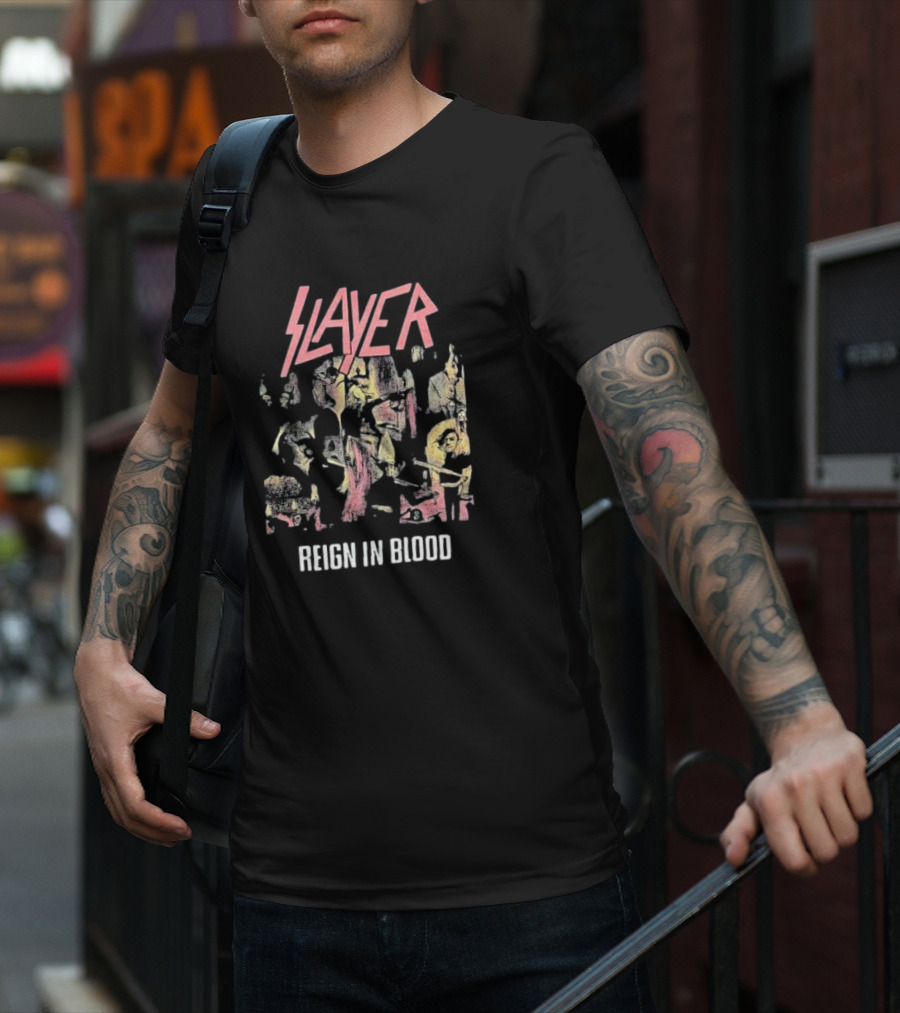 Slayer Reign In Blood Iconic Album T-Shirt