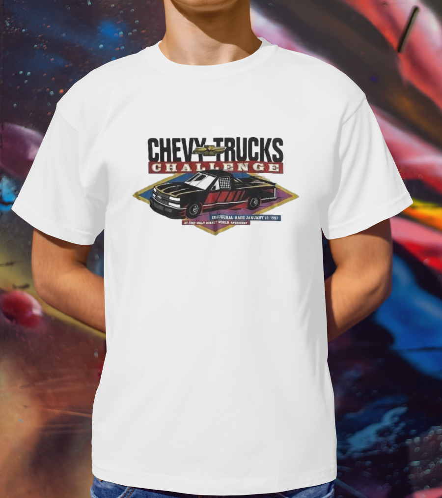 Chevy Trucks Challenge Inaugural Race January 19, 1997 At The Walt Disney World Speedway T-Shirt