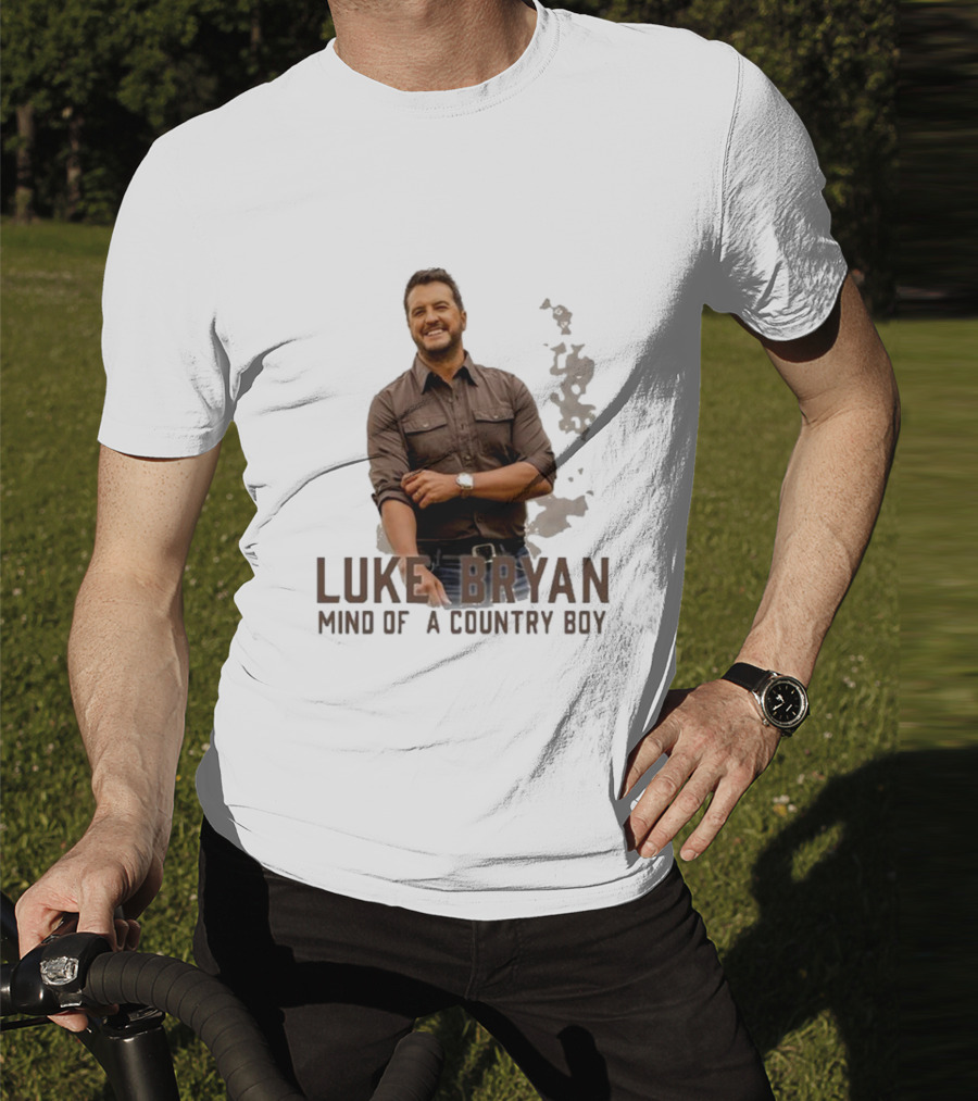 Luke Bryan Mind Of A Country Boy Music Icon Rustic Vibe T-Shirt