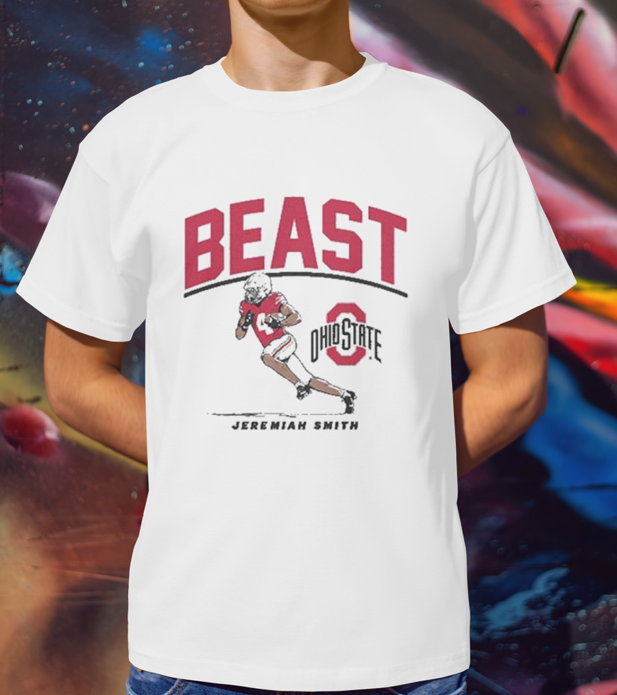 Ohio State Football Beast Jeremiah Smith T-Shirt
