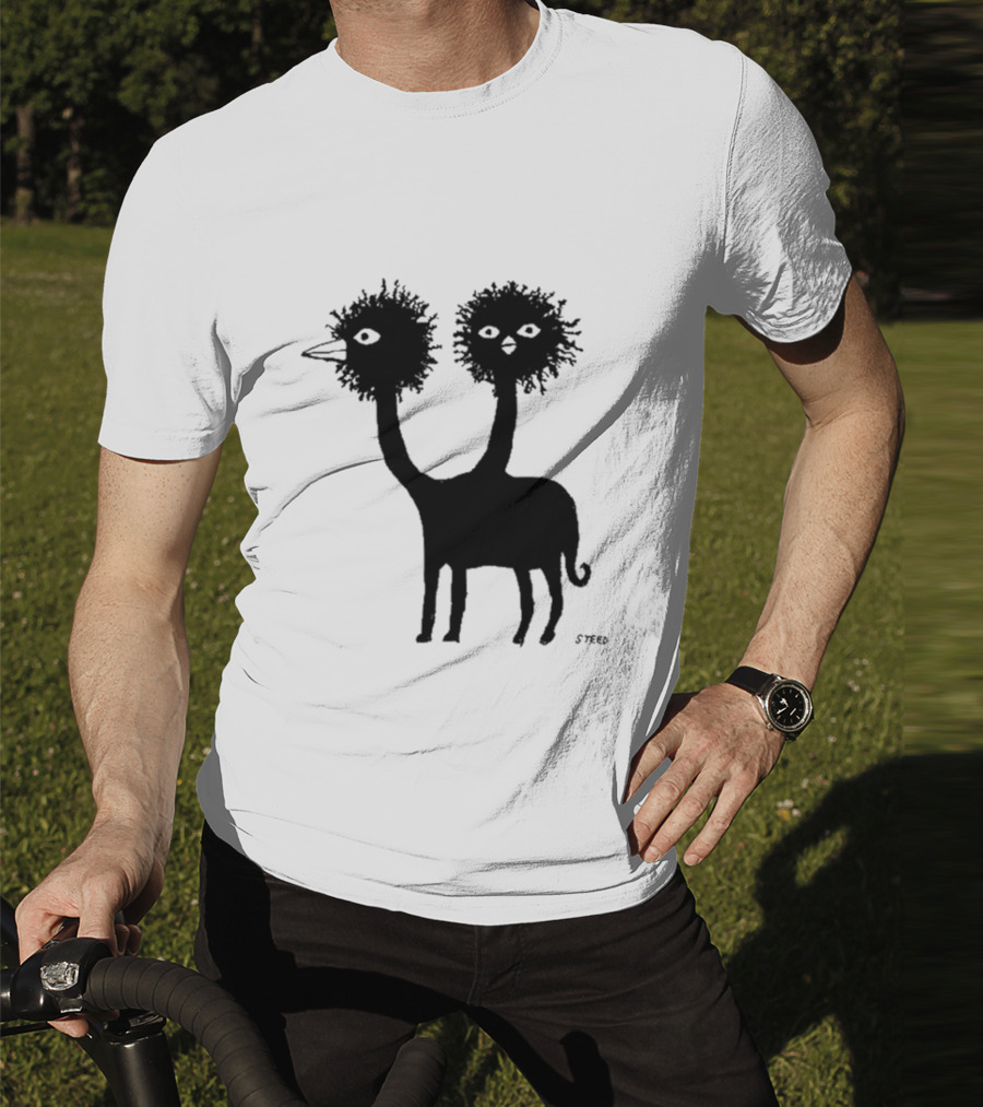 The New Yorker Ed Steed’s Two-Headed Fantasy Creature T-Shirt
