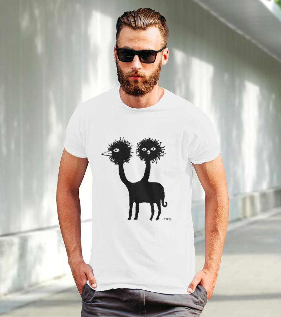 The New Yorker Ed Steed’s Two-Headed Fantasy Creature T-Shirt