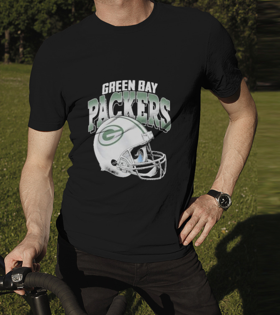 Green Bay Packers Classic Helmet Gradient T-Shirt