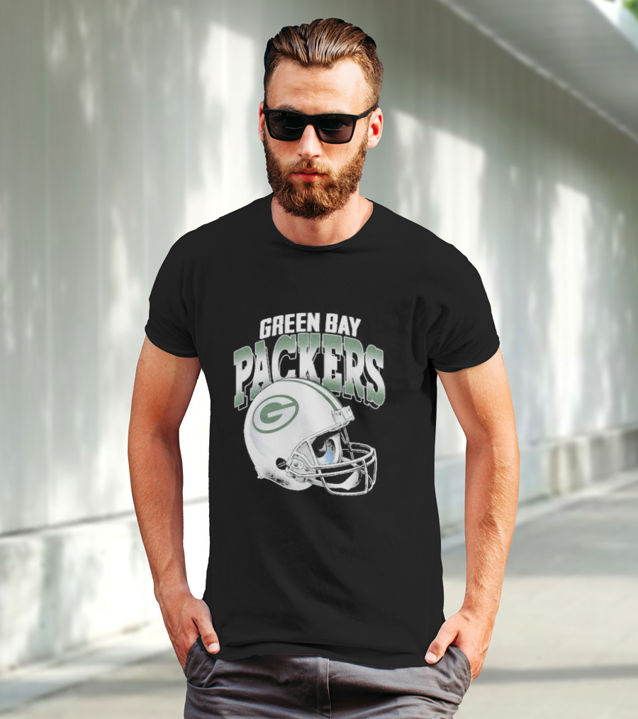 Green Bay Packers Classic Helmet Gradient T-Shirt