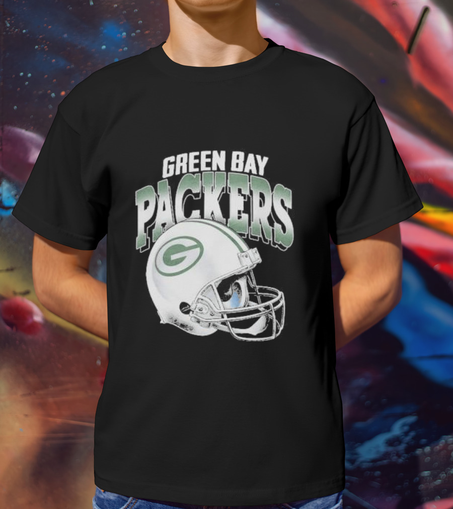 Green Bay Packers Classic Helmet Gradient T-Shirt