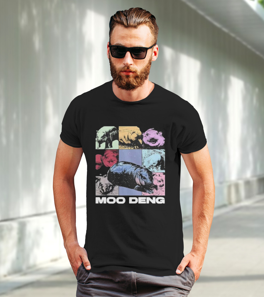 Moo Deng Era Cute Baby Hippo Pop T-Shirt