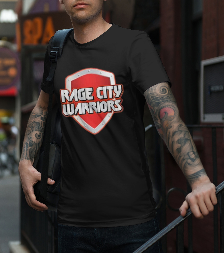 Rage City Warriors Shield Emblem T-Shirt