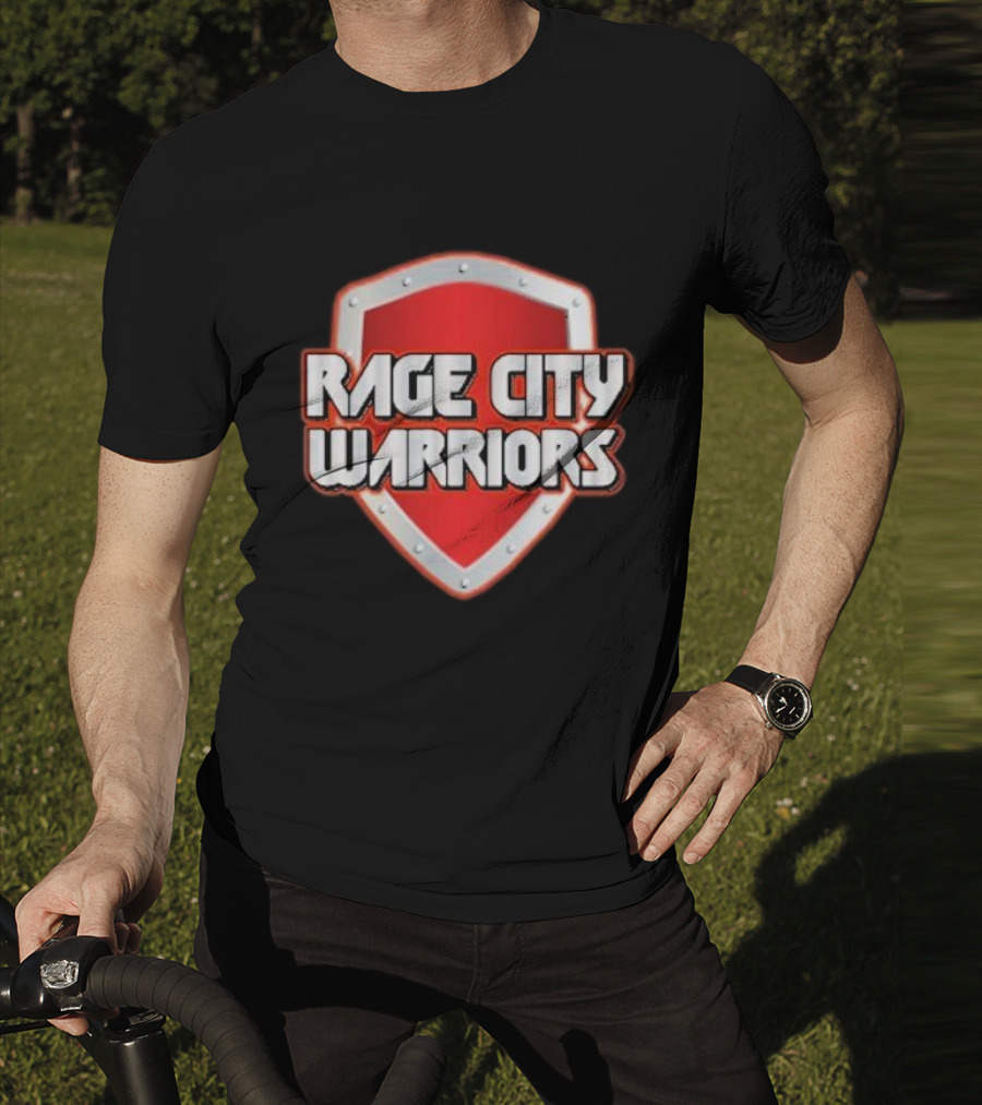 Rage City Warriors Shield Emblem T-Shirt