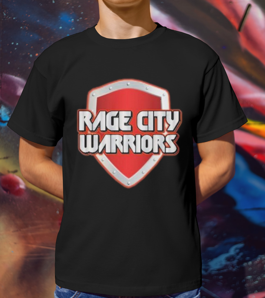 Rage City Warriors Shield Emblem T-Shirt