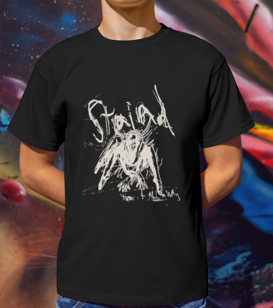 Staind Throw It All Away Demon Sketch T-Shirt