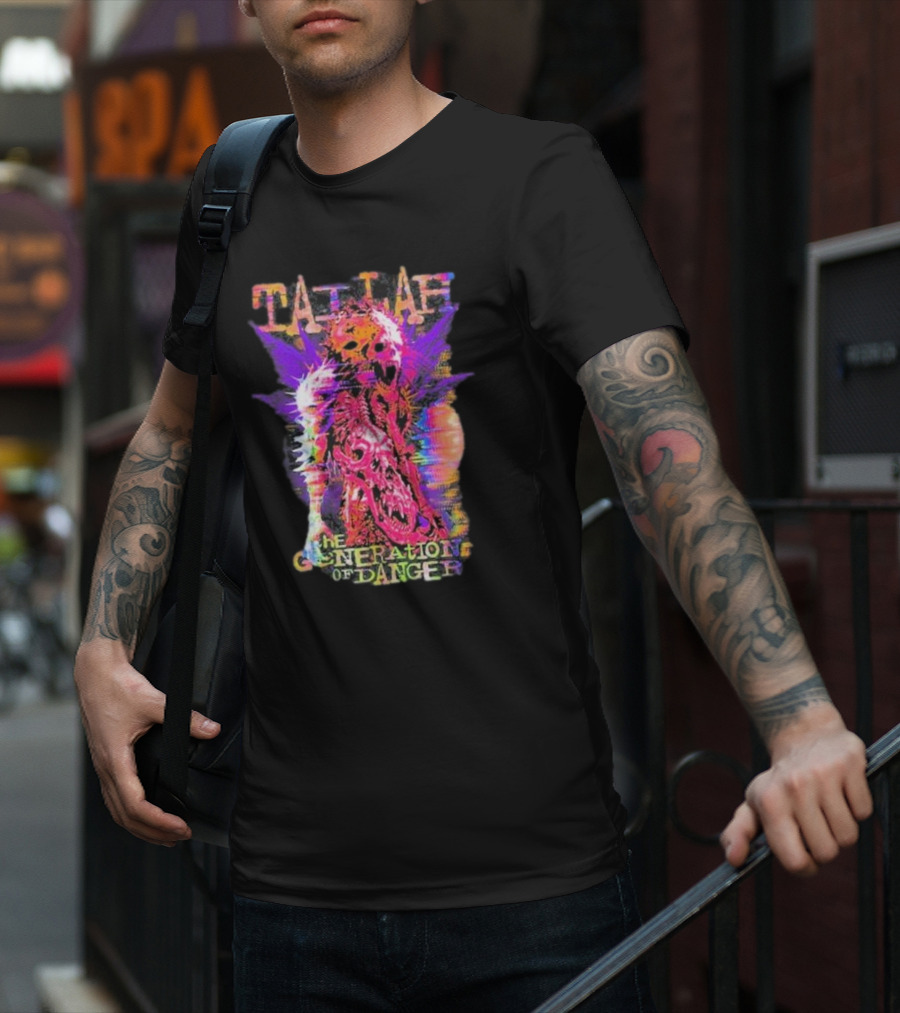 Tallah The Generation Of Danger Nomad Vibrant Skull Warrior T-Shirt