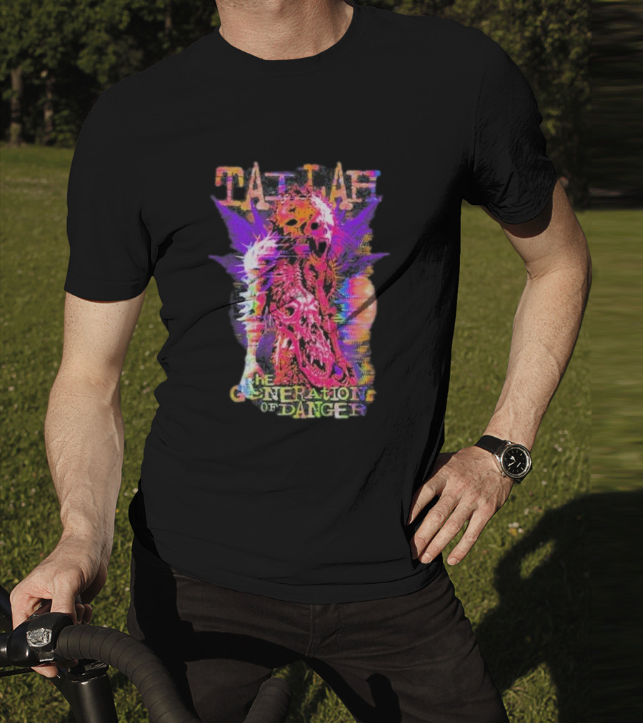 Tallah The Generation Of Danger Nomad Vibrant Skull Warrior T-Shirt