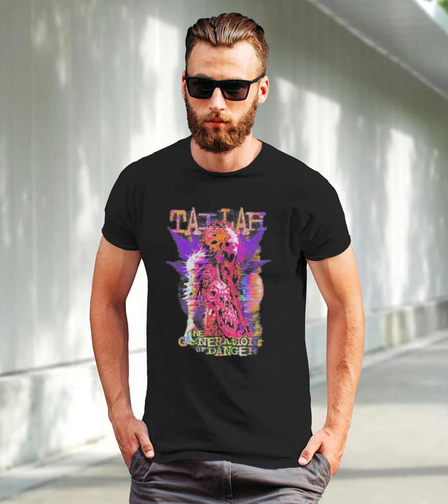 Tallah The Generation Of Danger Nomad Vibrant Skull Warrior T-Shirt