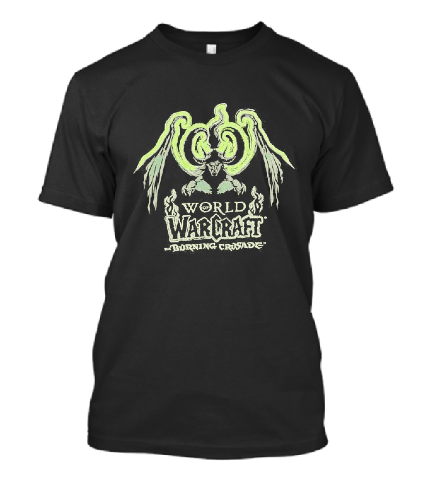 World Of Warcraft The Burning Crusade Blizzard Jinx Illidan Stormrage Wings T-Shirt