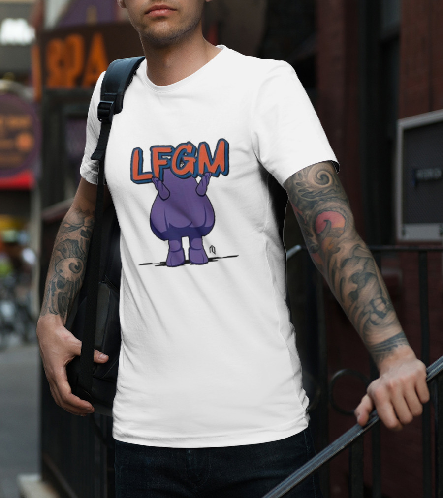 Athlete Logos LFGM Grimace Character T-Shirt