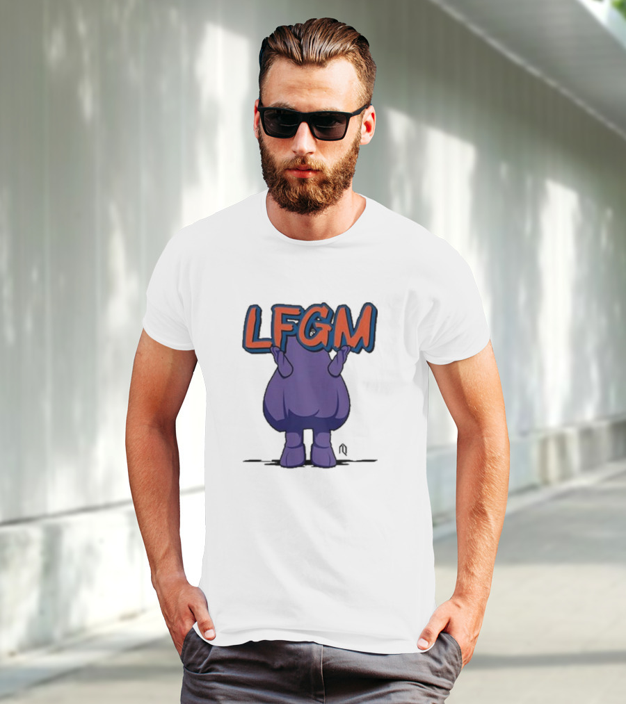 Athlete Logos LFGM Grimace Character T-Shirt
