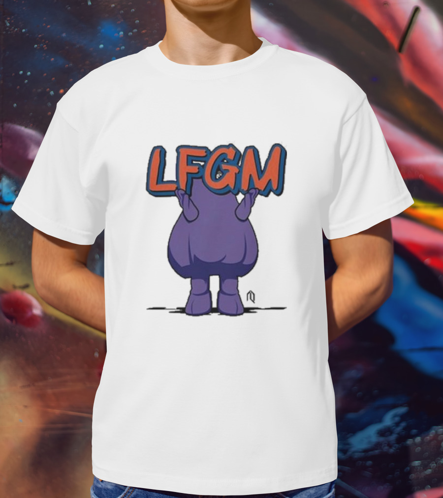 Athlete Logos LFGM Grimace Character T-Shirt