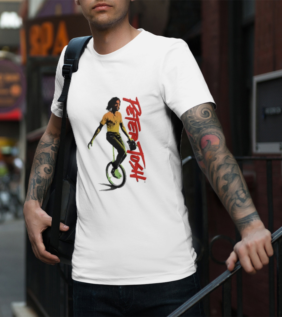 Peter Tosh Unicycle Ride Musician T-Shirt