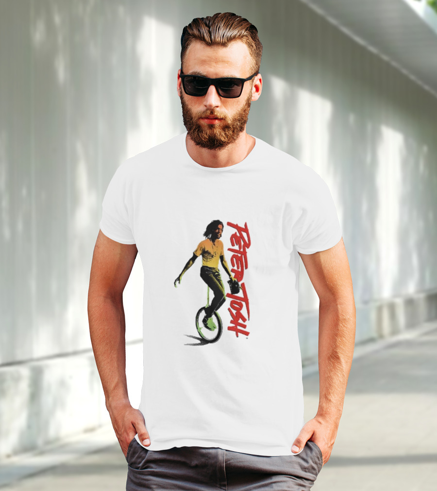 Peter Tosh Unicycle Ride Musician T-Shirt