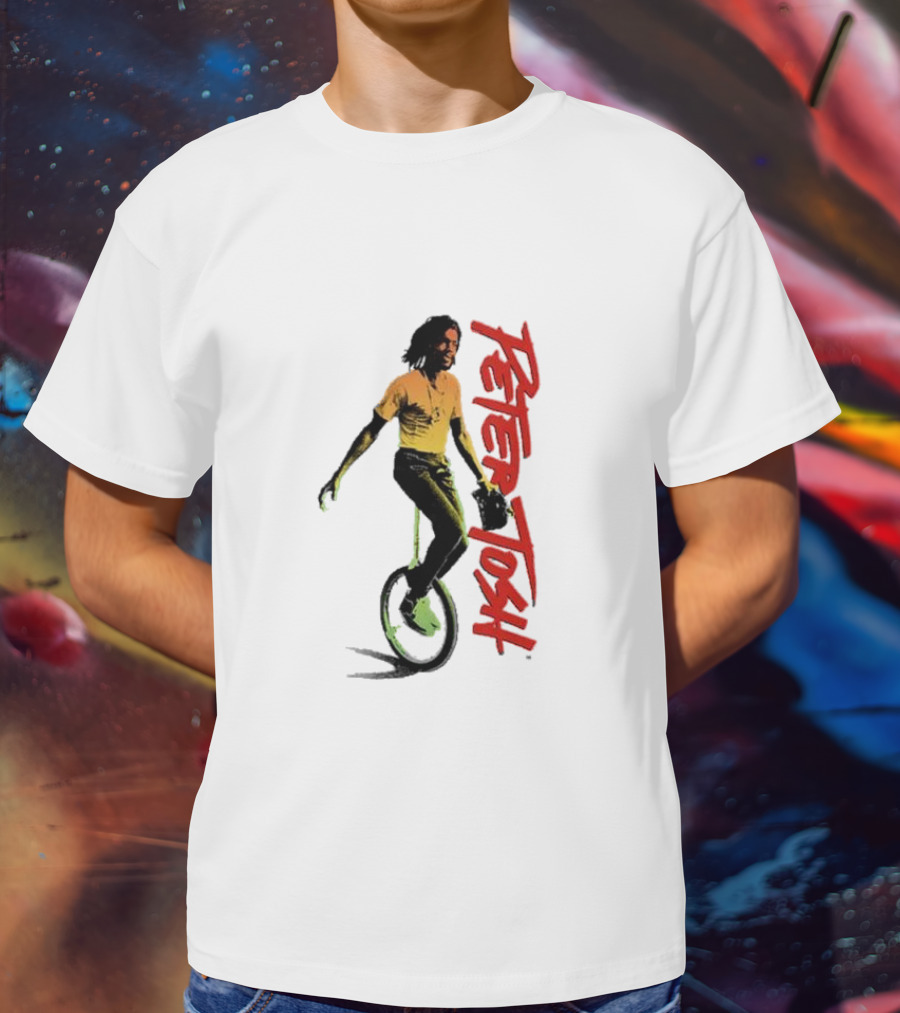 Peter Tosh Unicycle Ride Musician T-Shirt