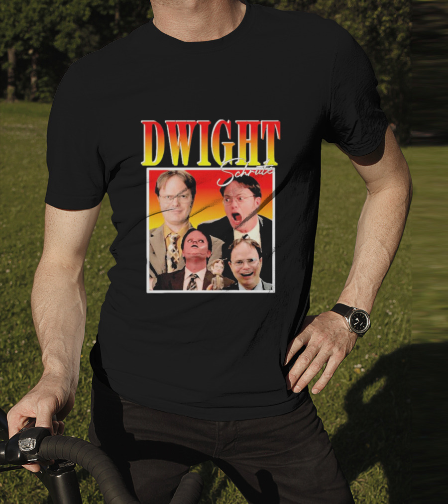 DWIGHT Schrute Michael Scott Iconic Moments Collage T-Shirt