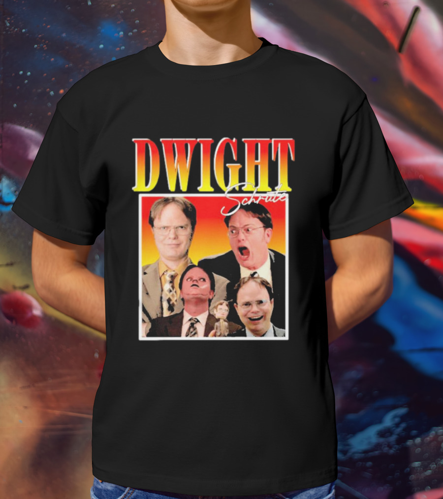DWIGHT Schrute Michael Scott Iconic Moments Collage T-Shirt