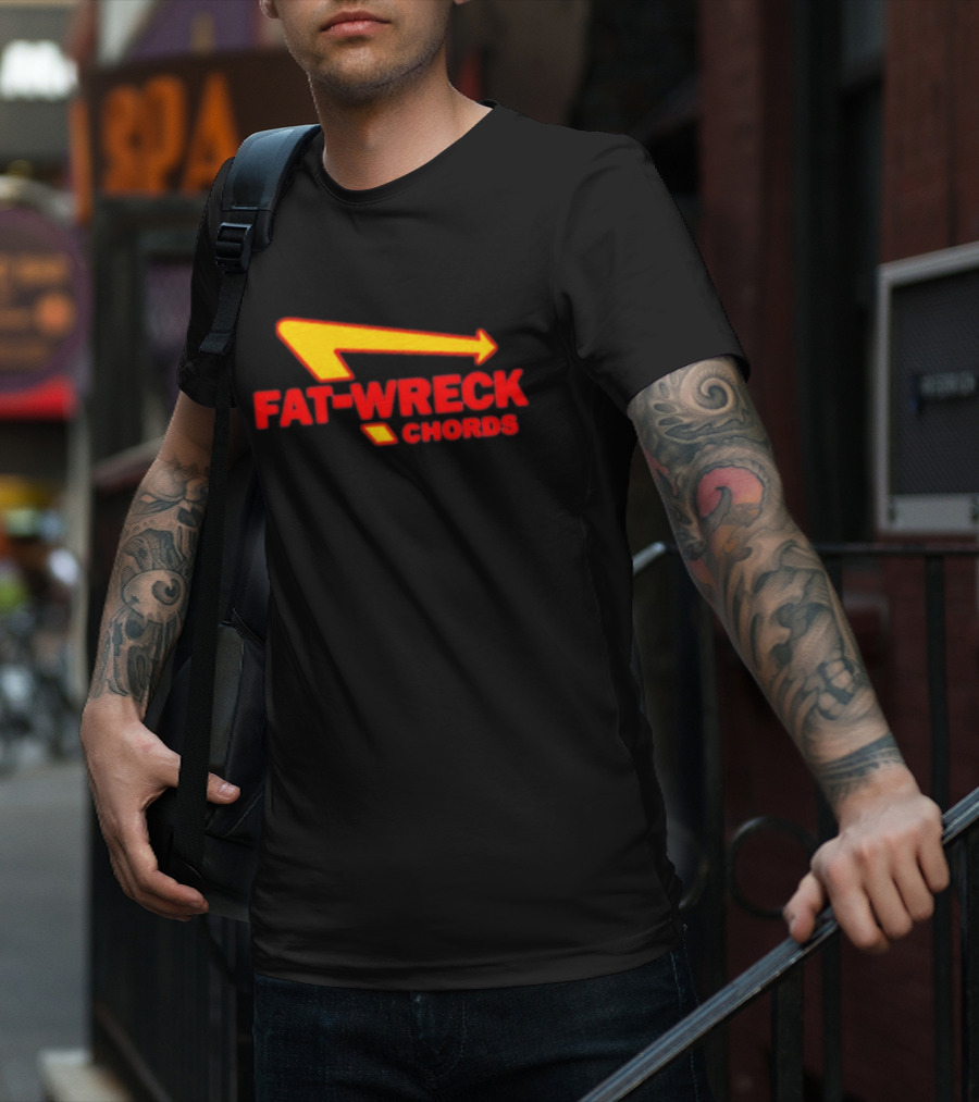 Fat Wreck Chords Logo San Pedro Punks T-Shirt