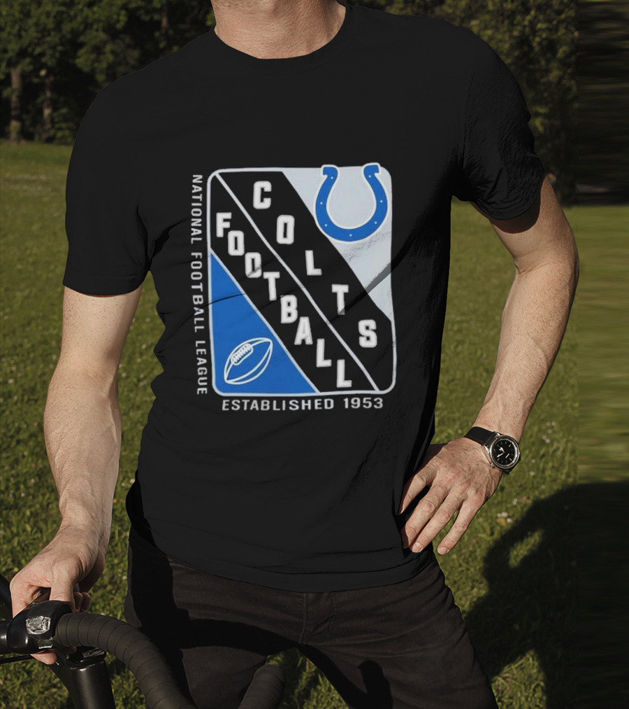 NATIONAL FOOTBALL LEAGUE COLTS FOOTBALL ESTABLISHED 1953 T-Shirt