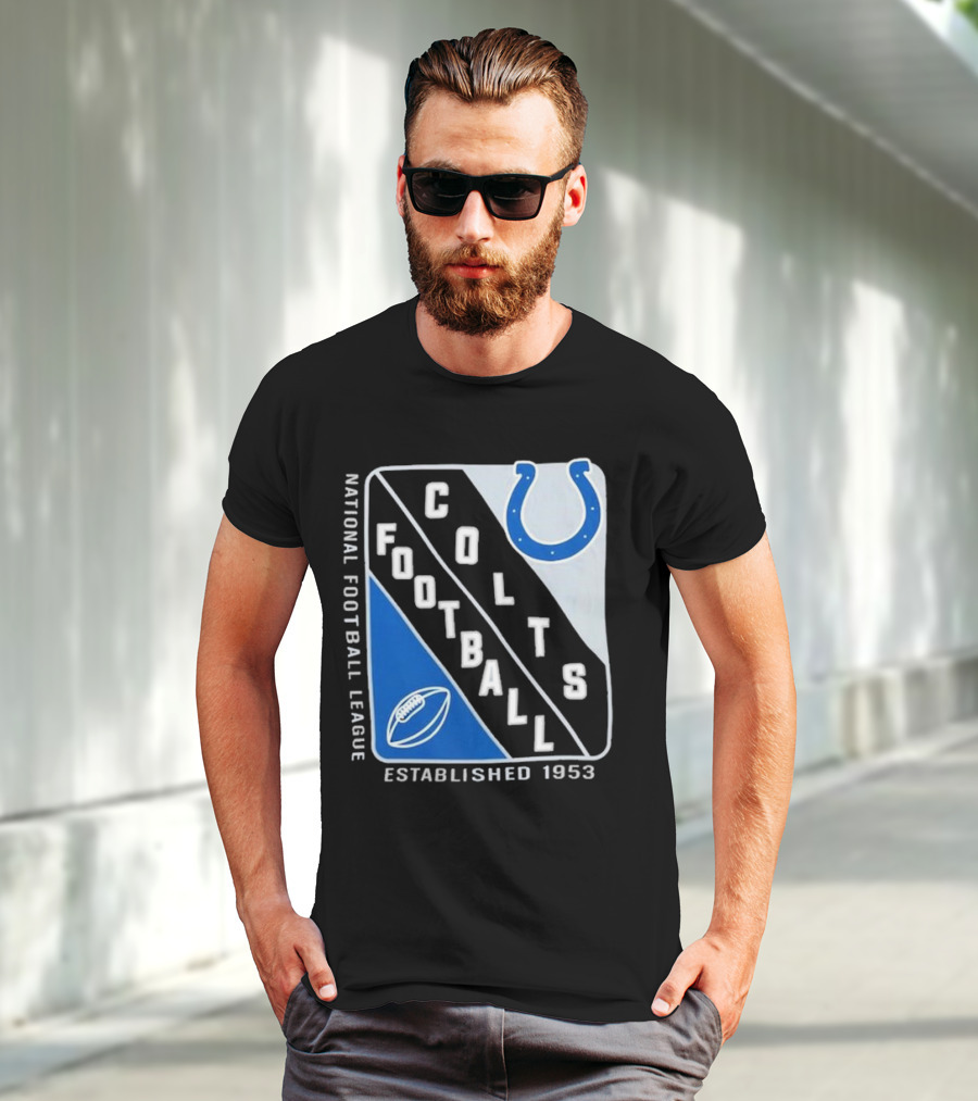 NATIONAL FOOTBALL LEAGUE COLTS FOOTBALL ESTABLISHED 1953 T-Shirt